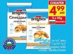 Viva Breamore croissant with cocoa vanilla cream offer