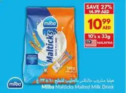 Viva Milba malticks malted milk drink offer
