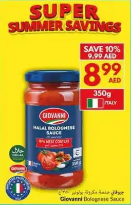 Viva Giovanni bolognese sauce offer