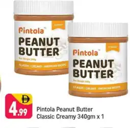 Shaklan PINTOLA Peanut Butter offer