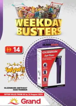 Grand Hyper Market OLSENMARK Remover / Trimmer / Shaver offer