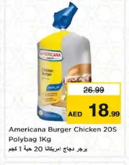 Nesto AMERICANA Chicken Burger offer