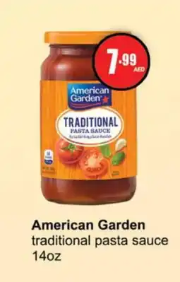Gulf Hypermarket AMERICAN GARDEN Pizza & Pasta Sauce offer