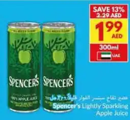 Viva Spencer's Lightly Sparkling Apple Juice offer