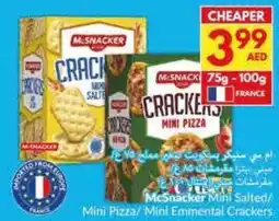Viva McSnacker Mini Salted / Mini Pizza / Mini Emmental Crackers offer