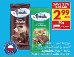 Viva Alpinella Milk / Dark / Milk Chocolate with Peanuts offer