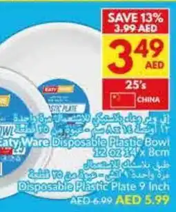 Viva Eaty Ware Disposable Plastic Plate offer