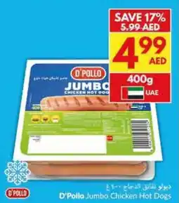 Viva D'Pollo Jumbo Chicken Hot Dogs offer