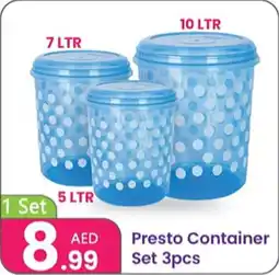 Al Nahda Gift Center Presto Container Set offer