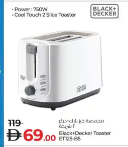 Lulu Hypermarket BLACK+DECKER Toaster offer