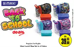 Nesto Maxi Lunch Bag Set in 4 Colors offer