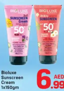 Day To Day Bioluxe Sunscreen cream offer