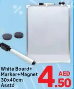 Day To Day White Board+ Marker+Magnet offer