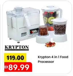 Mark & Save KRYPTON Food Processor offer