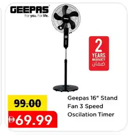 Mark & Save GEEPAS Fan offer