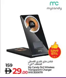 Lulu Hypermarket CANDY Charger offer