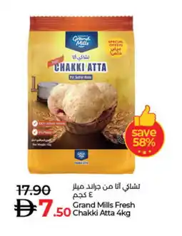 Lulu Hypermarket GRAND MILLS Atta offer