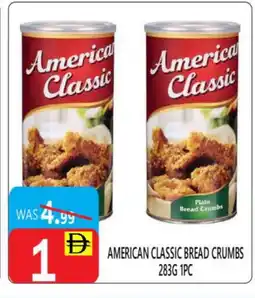 United Hypermarket AMERICAN CLASSIC Bread Crumbs offer