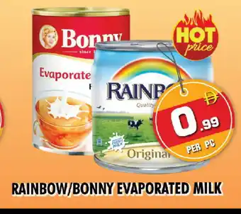 Night to Night Hypermarket RAINBOW Evaporated Milk offer