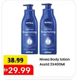 Mark & Save Nivea Body Lotion & Cream offer