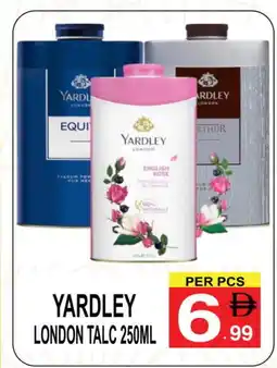 Friday Center YARDLEY Talcum Powder offer
