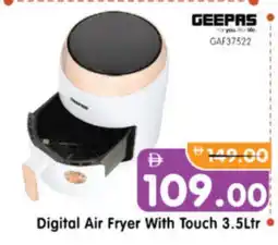 Al Madina Hypermarket GEEPAS Air Fryer offer