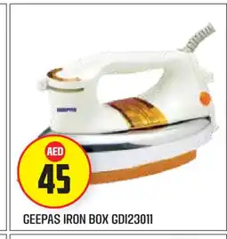Baniyas Spike Hypermarket GEEPAS Ironbox offer