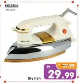 Al Madina Hypermarket KRYPTON Ironbox offer