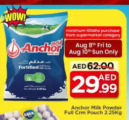 Mark & Save ANCHOR Full Cream Milk offer