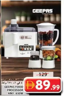 Grand Hyper Market GEEPAS Food Processor offer