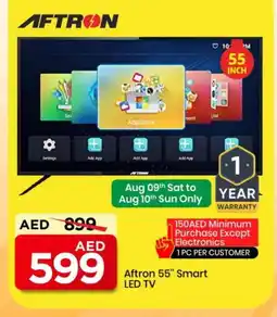 Mark & Save AFTRON Smart TV offer