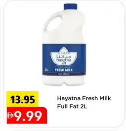 Mark & Save HAYATNA Fresh Milk offer