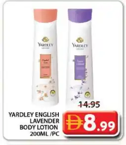 Grand Hyper Market YARDLEY Body Lotion & Cream offer