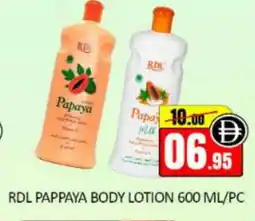 Mango Hypermarket LLC RDL Body Lotion & Cream offer
