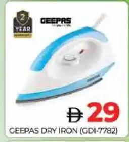 Al Madina GEEPAS Ironbox offer