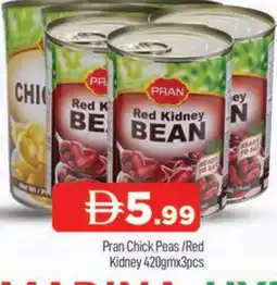 Al Madina PRAN Chick Peas offer