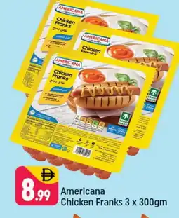 Shaklan AMERICANA Chicken Franks offer