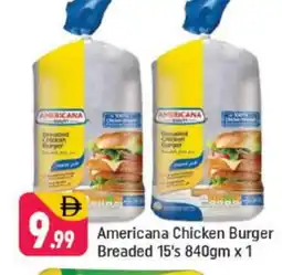 Shaklan AMERICANA Chicken Burger offer