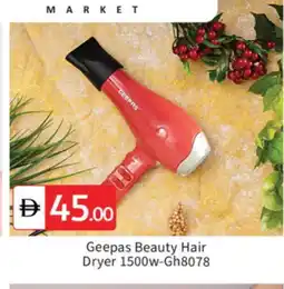 Talal Market GEEPAS Hair Appliances offer