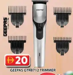 Grand Hyper Market GEEPAS Remover / Trimmer / Shaver offer