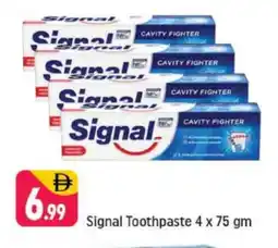 Shaklan SIGNAL Toothpaste offer