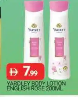 Al Madina YARDLEY Body Lotion & Cream offer
