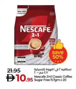 Lulu Hypermarket NESCAFE Coffee 2in1 offer