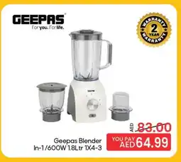 Mark & Save GEEPAS Mixer / Grinder offer
