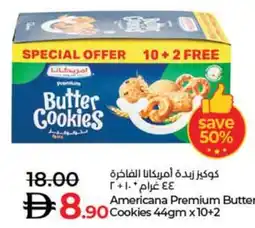 Lulu Hypermarket Americana Premium Butter Cookies offer