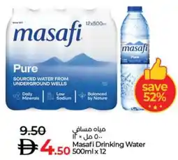 Lulu Hypermarket Masafi Drinking Water offer
