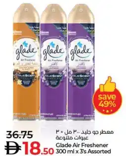 Lulu Hypermarket Glade Air Freshener Assorted offer