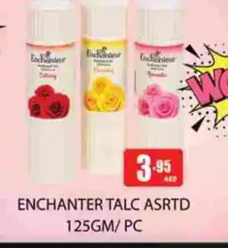 Zain Hypermarket Enchanteur Talcum Powder offer