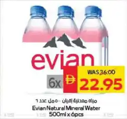 Spar Evian Natural Mineral Water offer