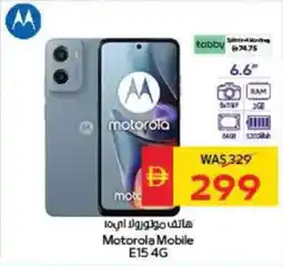 Spar Motorola Mobile E15 4G offer